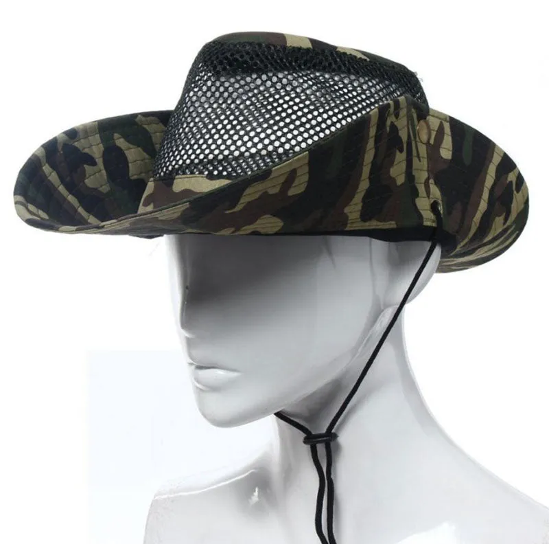 Camouflage Mesh Boonie Hats