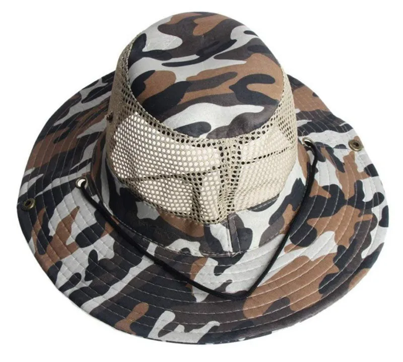 Camouflage Mesh Boonie Hats