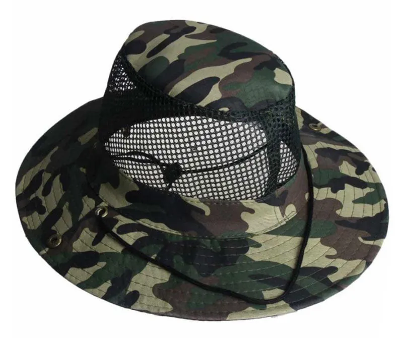 Camouflage Mesh Boonie Hats