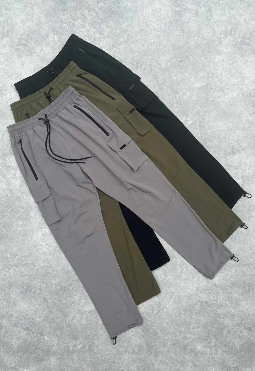 CARGO PANTS - OLIVE