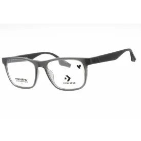 Converse Men's Eyeglasses - Crystal Cyber Grey Rectangular Full Rim Frame | CV5077 022