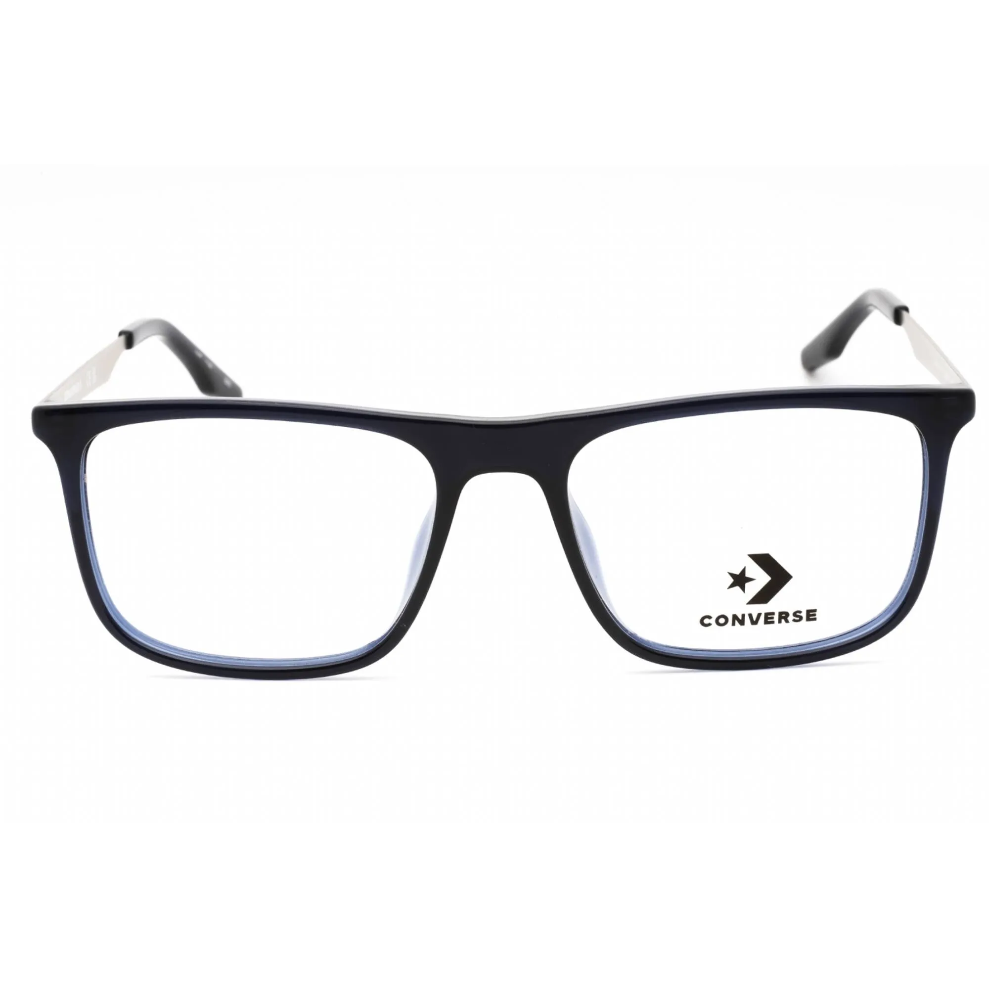 Converse Men's Eyeglasses - Crystal Obsidian Rectangular Full Rim Frame | CV8006 411