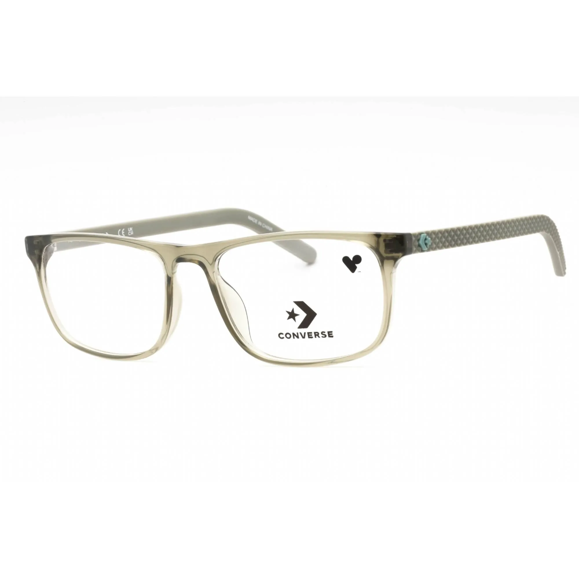 Converse Men's Eyeglasses - Crystal Slate Sage Rectangular Full Rim Frame | CV5059 029