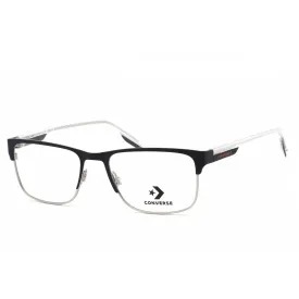 Converse Men's Eyeglasses - Matte Obsidian Metal Frame Clear Demo Lens | CV3000 411