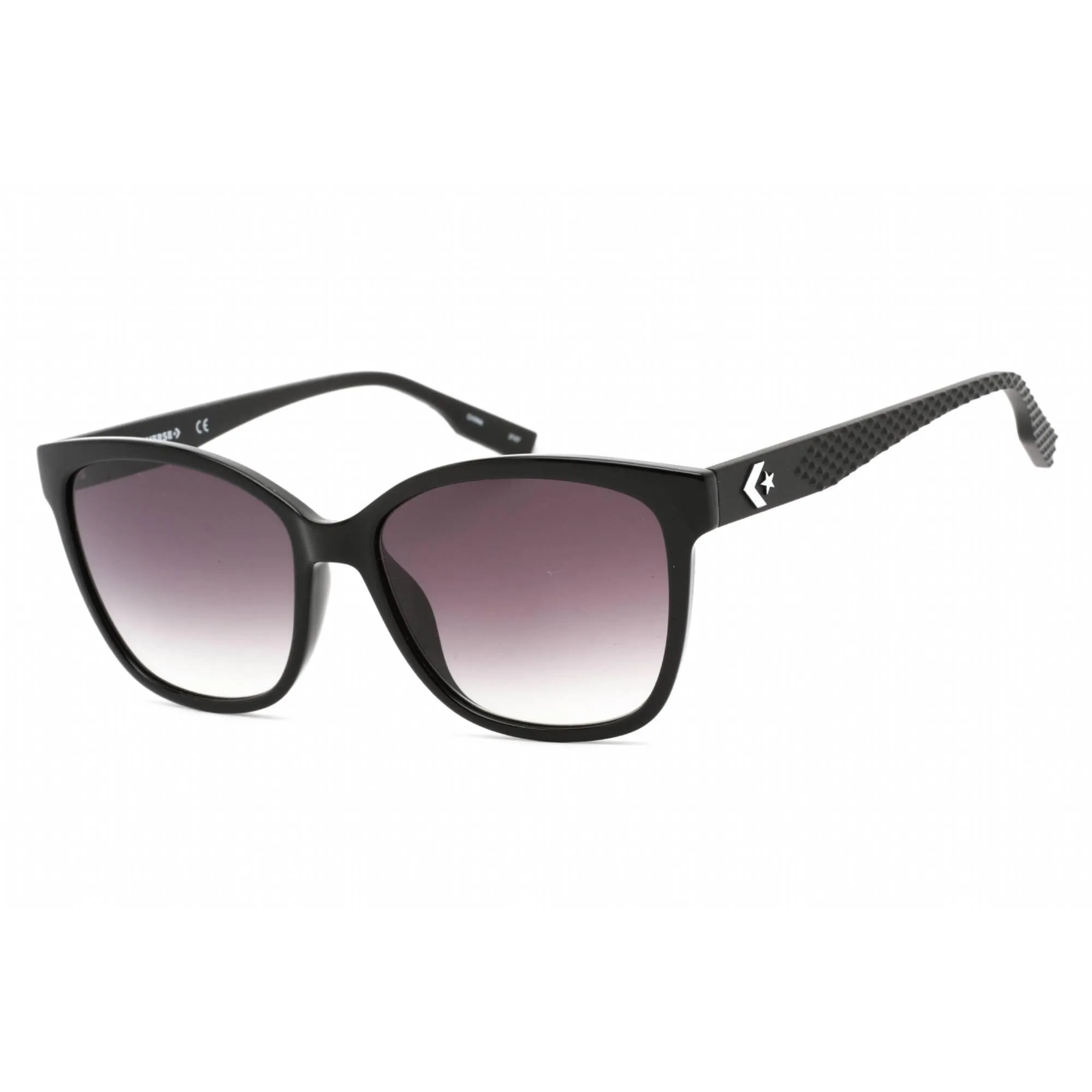 Converse Men's Sunglasses - Full Rim Black Plastic Cat Eye Frame | CV518S FORCE 001