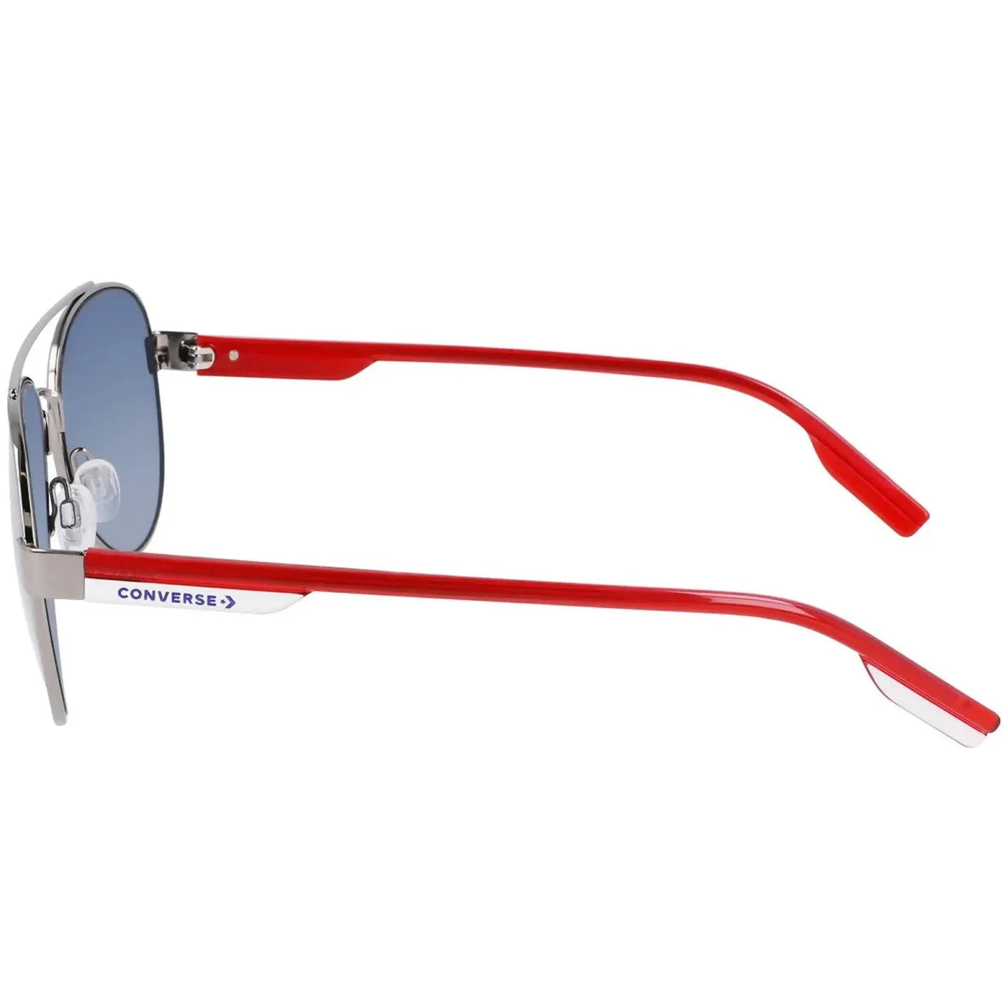 Converse Men's Sunglasses - Light Gunmetal and Red Metal Frame | CV300S DISRUPT 069