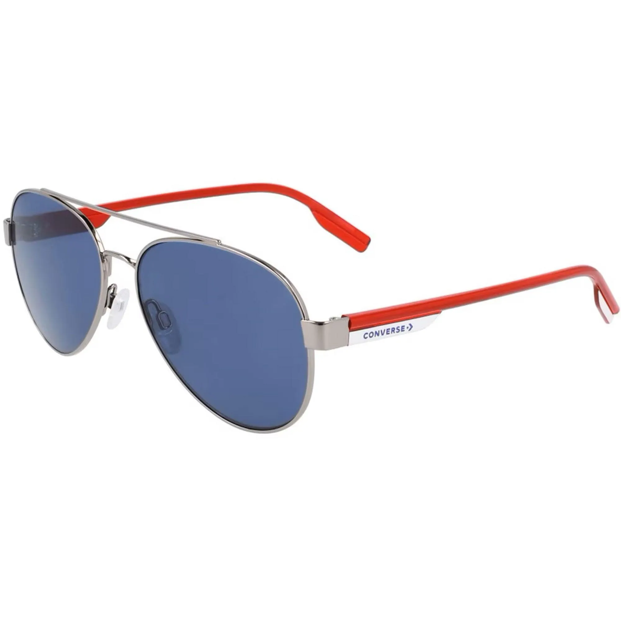 Converse Men's Sunglasses - Light Gunmetal and Red Metal Frame | CV300S DISRUPT 069