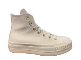 Converse sneakers alta con zeppa 
Chuck Taylor All Star Lift A03719C bianco