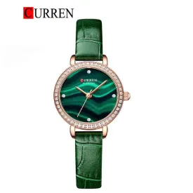 CURREN Original Brand Leather Straps Wrist Watch For Women With Brand (Box & Bag)-9083