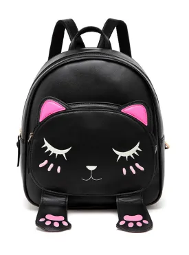 Cute Cat Backpacks Female Bag Small Backpacks