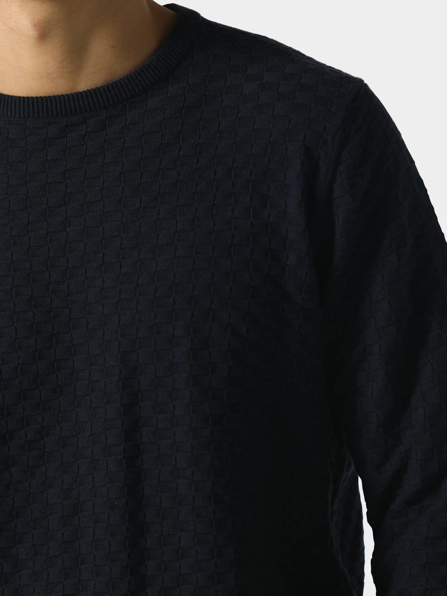 Delvin Navy Knitwear