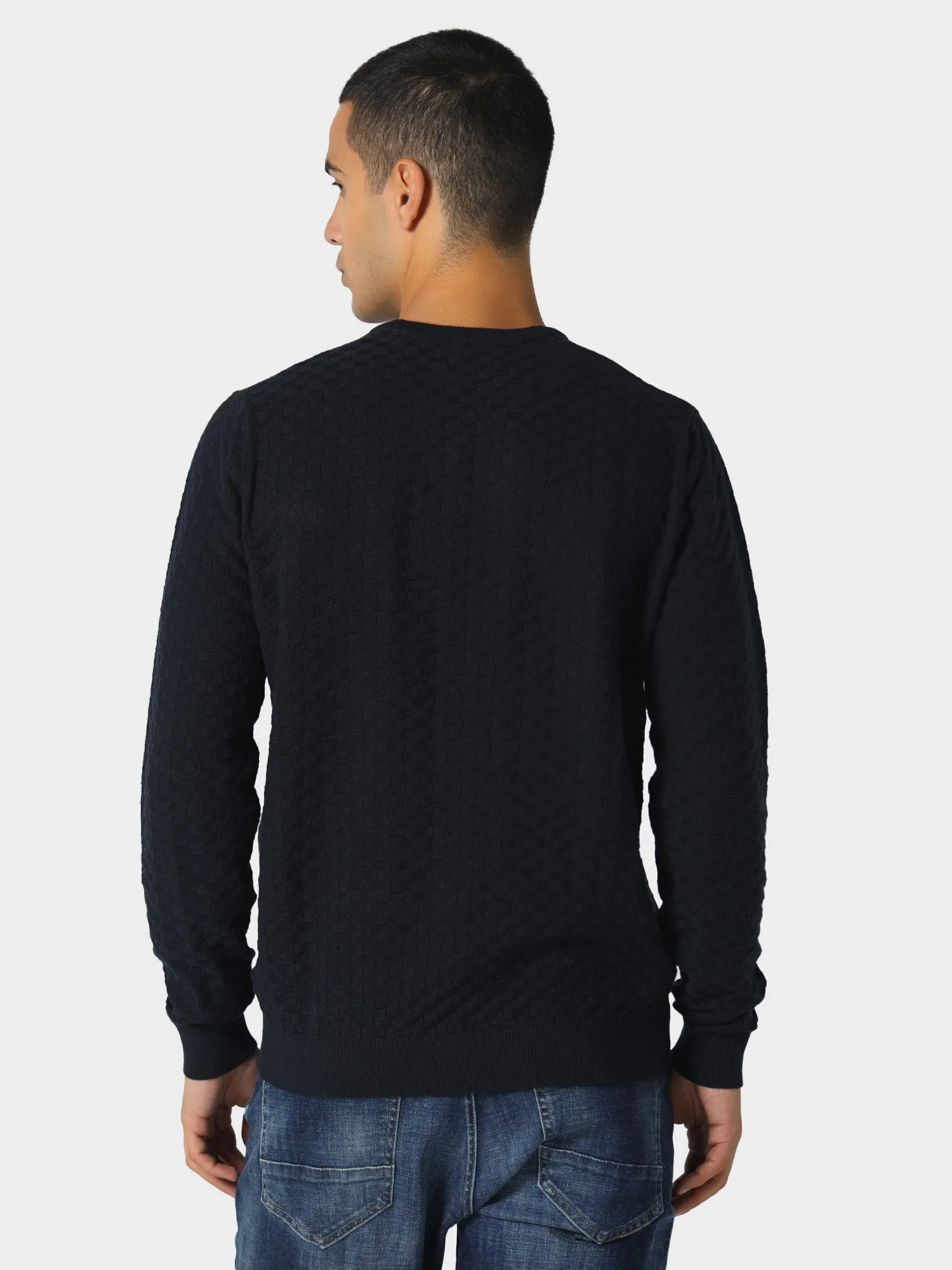 Delvin Navy Knitwear