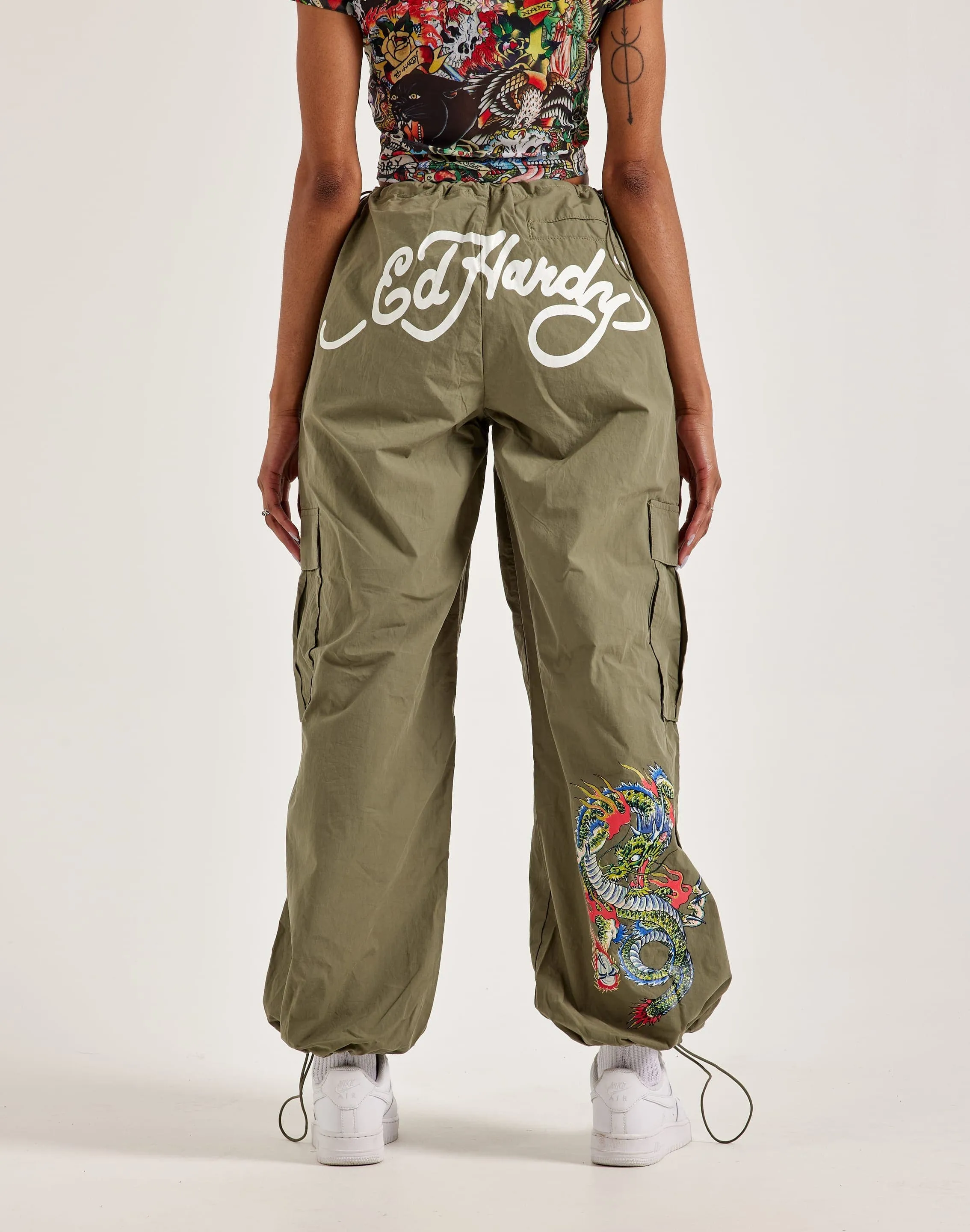 Ed Hardy Dragon Cargo Pants