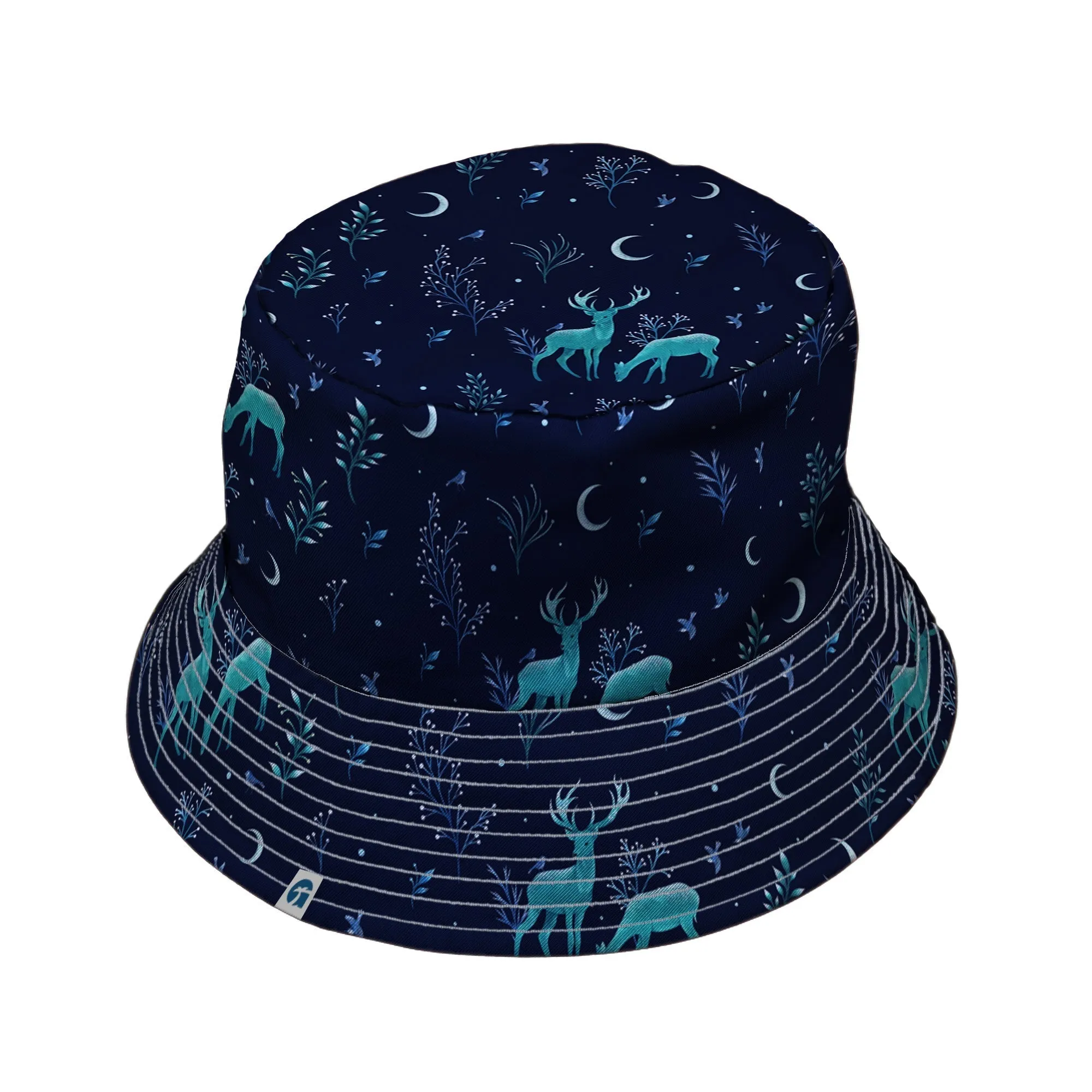 Episodic Deers in the Moonlight Bucket Hat