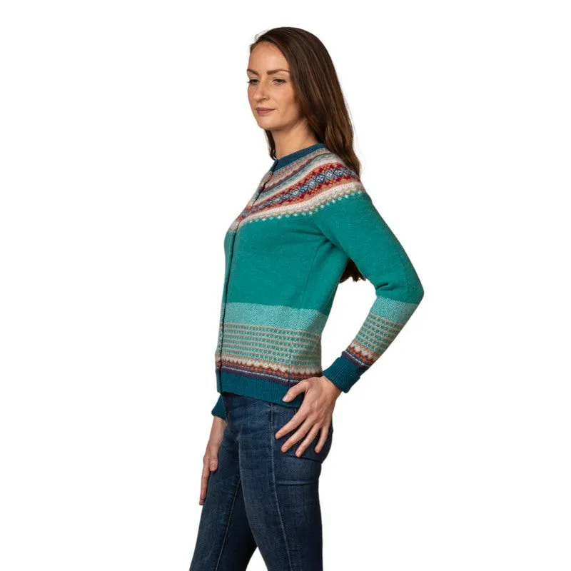 Eribe Alpine Cardigan in Emerald