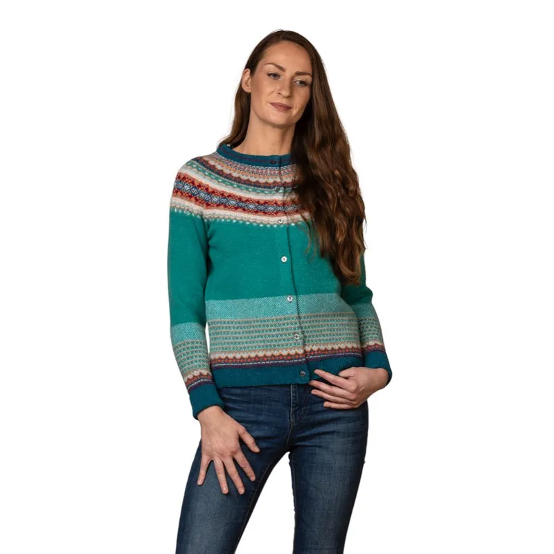 Eribe Alpine Cardigan in Emerald