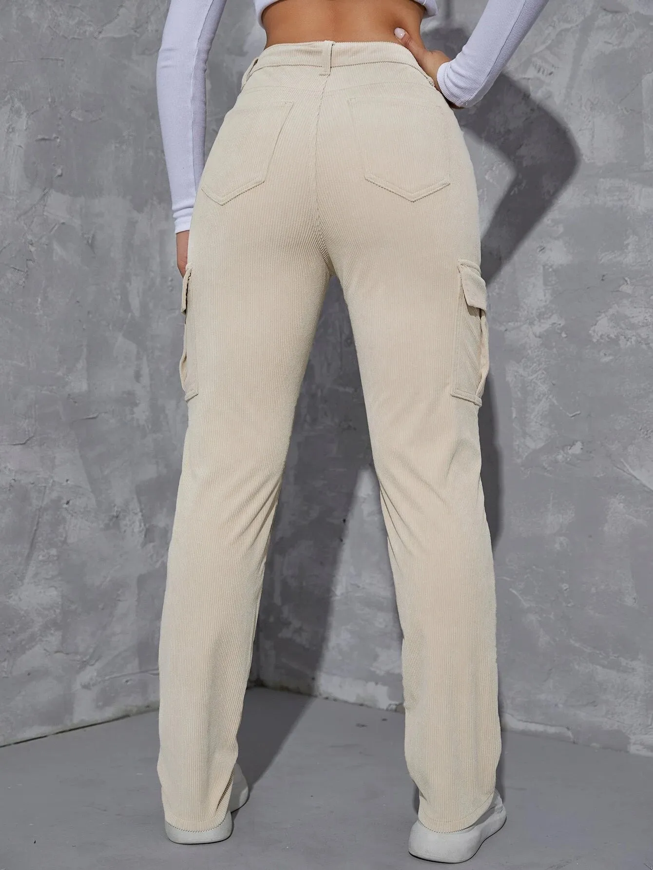 Flap Pocket Corduroy Pant