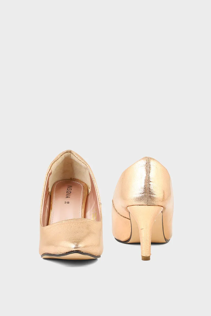 Formal Court Shoes I44423-Peach