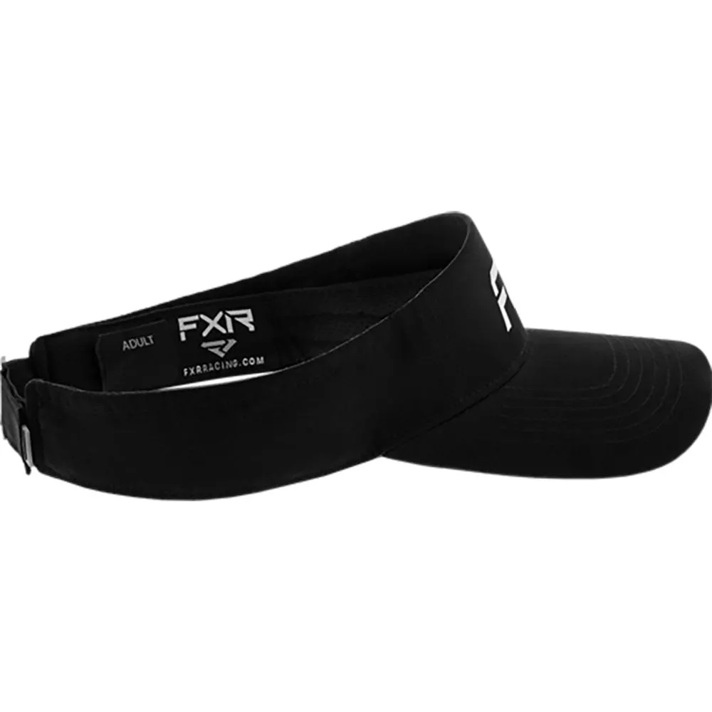 FXR 241942-1001-00 Attack Visor Velcro Back Sunshield UV Protection Vented Black White -