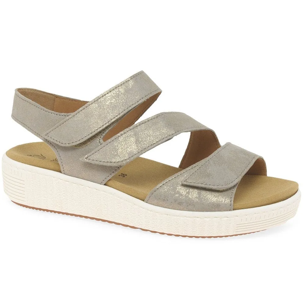 Gabor Adjustable Strap Sandal Muschel