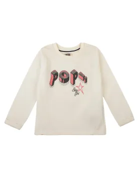 Girls Off White Sweatshirt