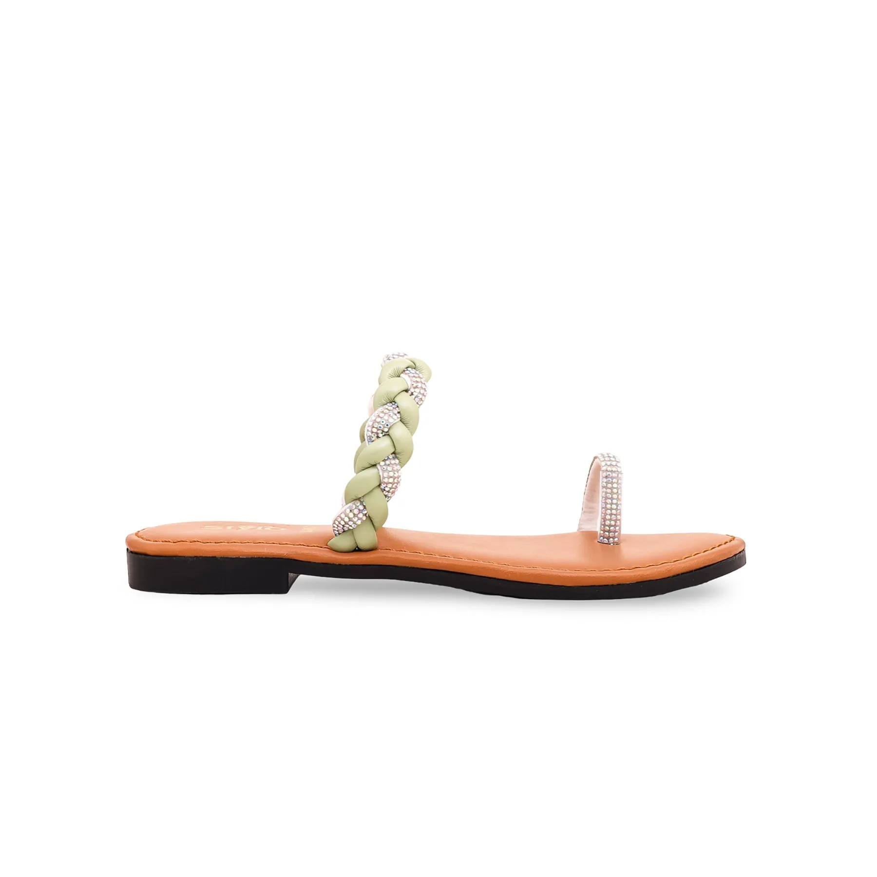 Girls PISTAGREEN Formal Slipper KD5378