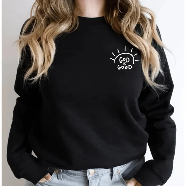 'God is Good' Christian Graphic Sweatshirt