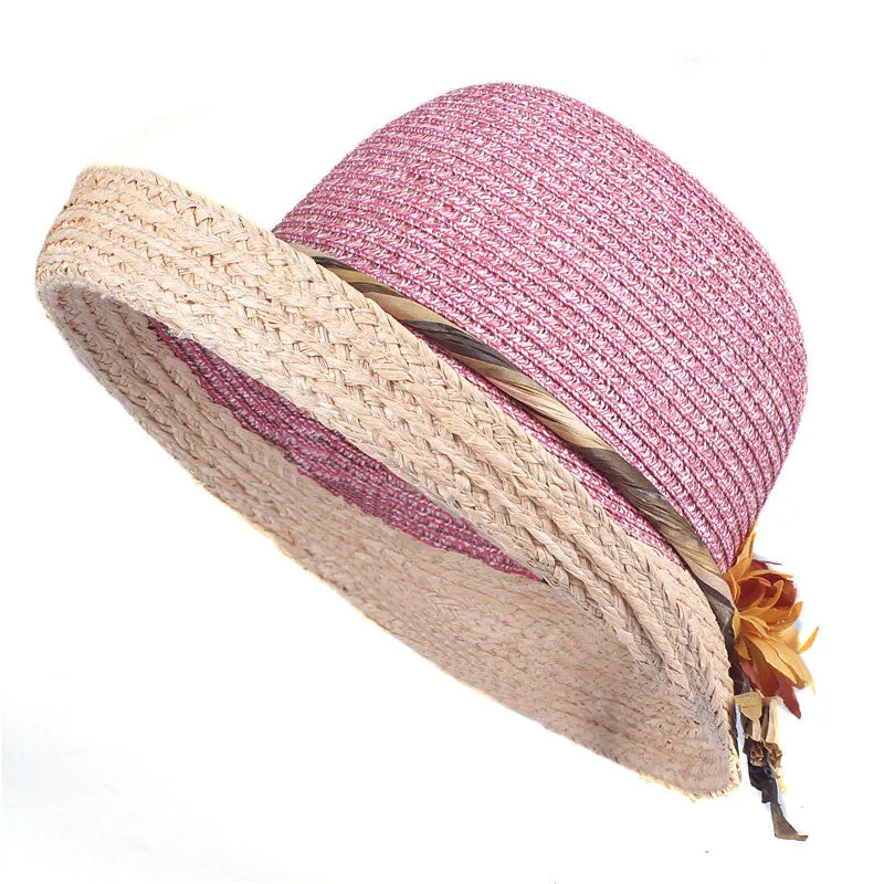 Good Quality Summer Hat Women Raffia Straw Cap