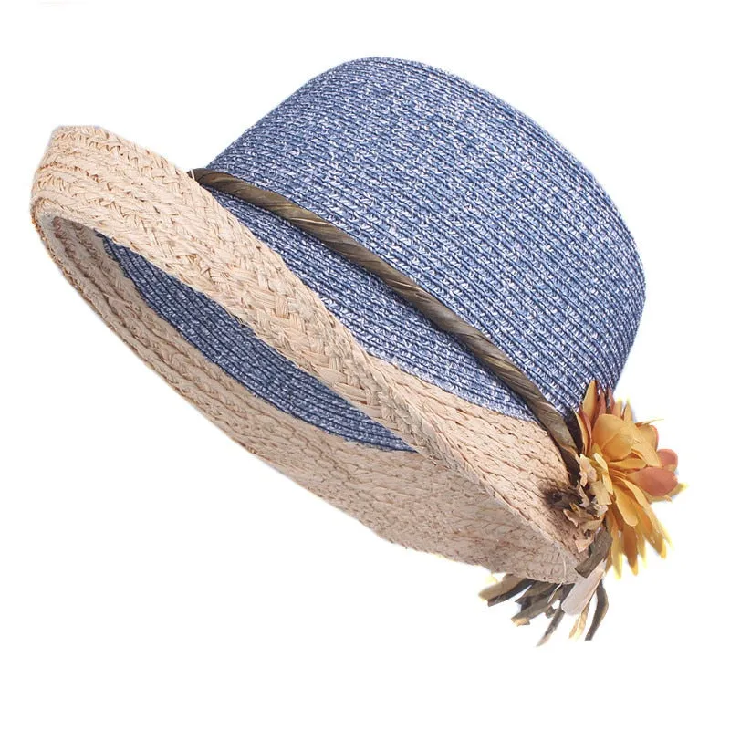 Good Quality Summer Hat Women Raffia Straw Cap