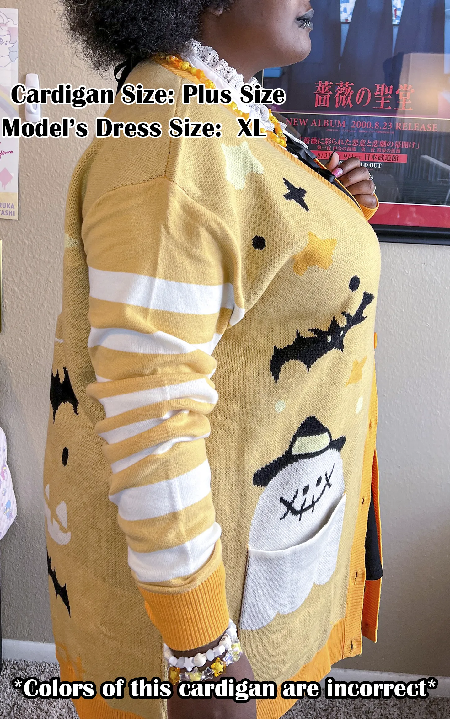 Haunted Night Oversize Cardigan