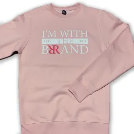 I’m With The Brand Crewneck (Salmon)