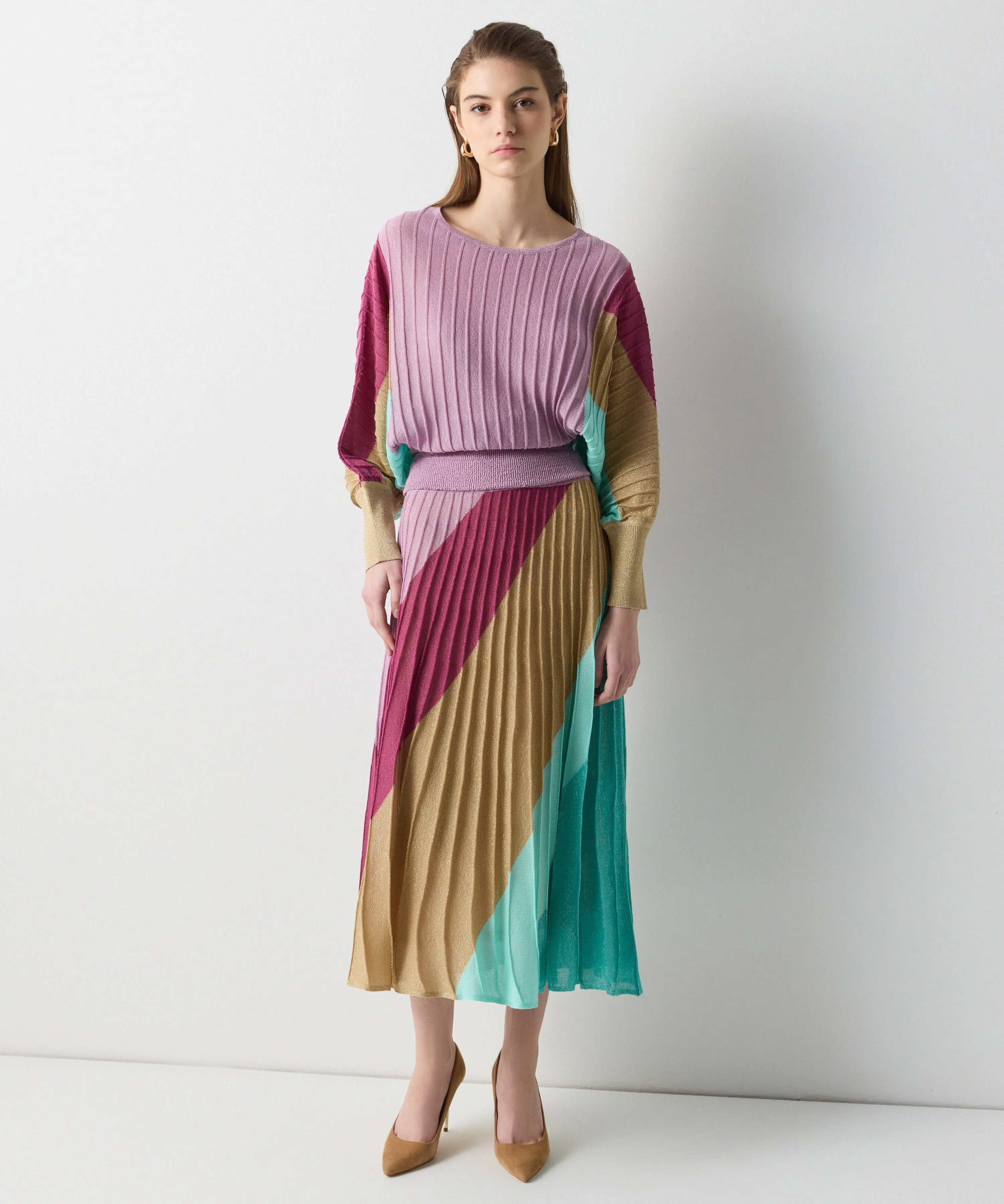 Ipekyol Colorblock Knitwear Lilac