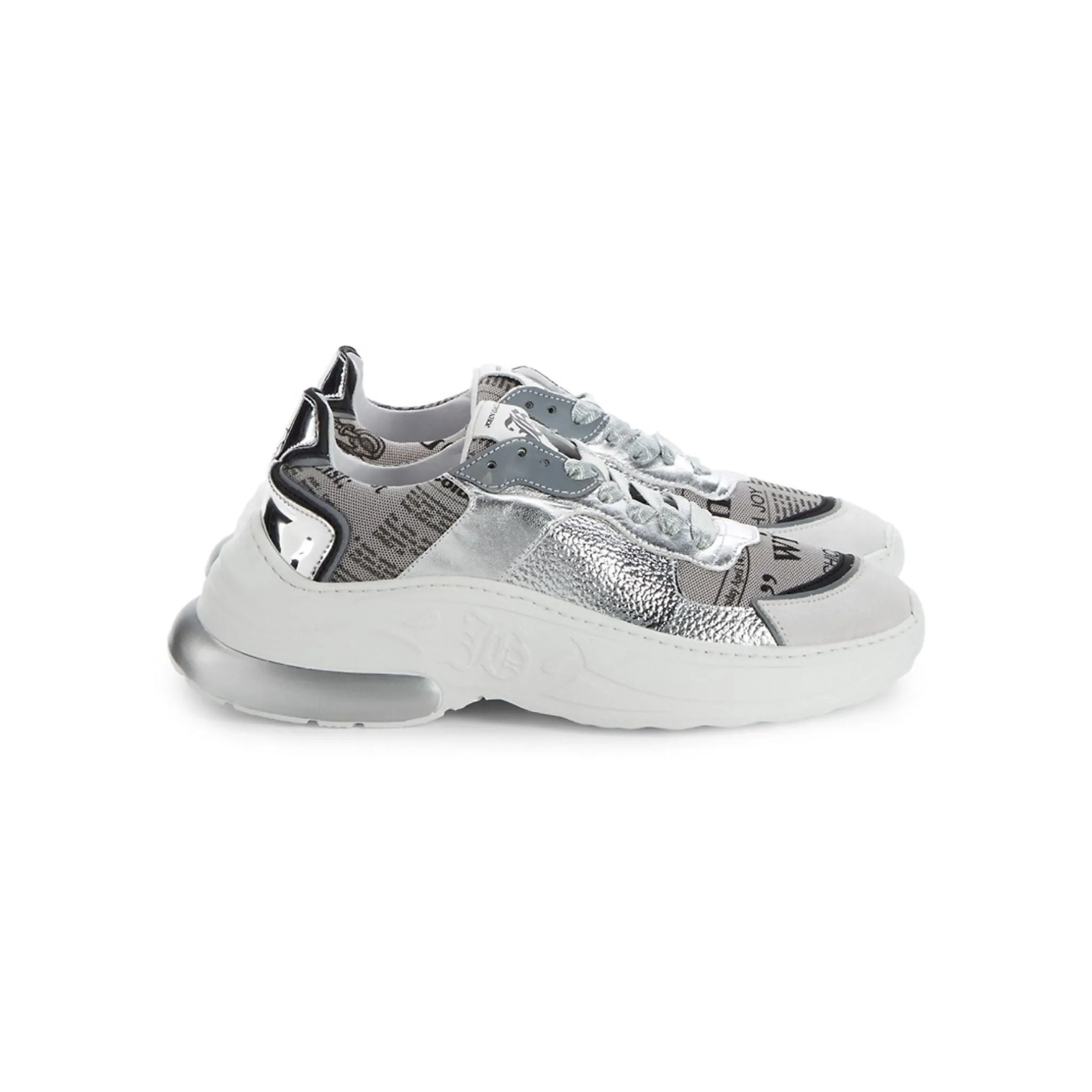 John Galliano Metallic Leather Sneakers