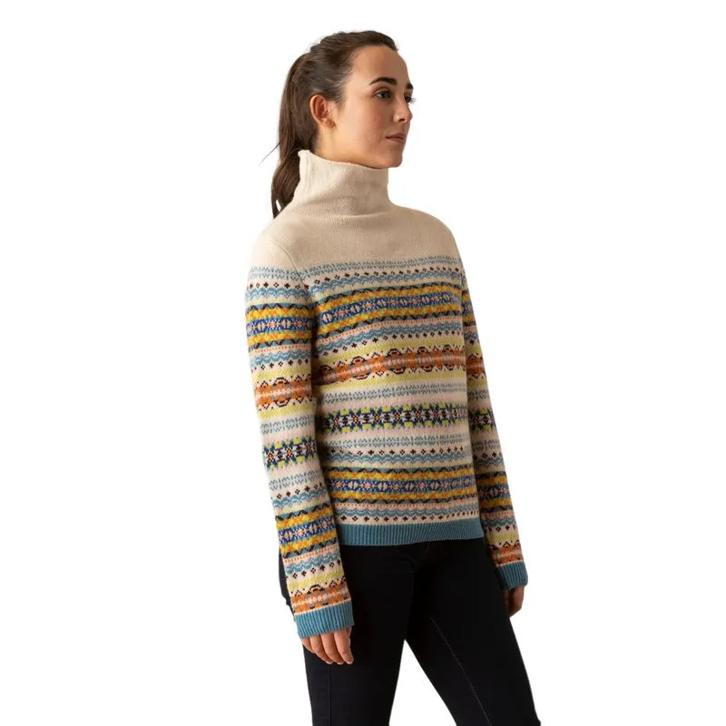 Kinross High Neck Sweater in Tulip