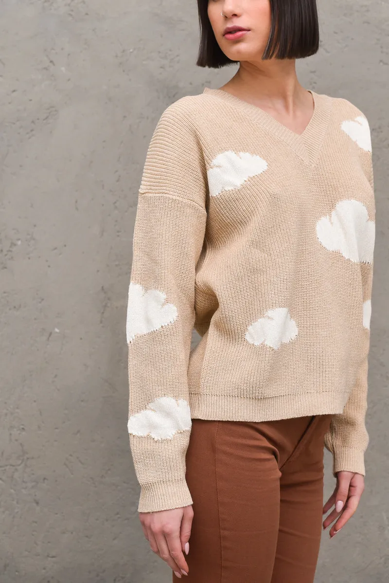 Knitwear Nuvole - Beige