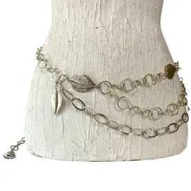 Leaves 🍃 Layered Chain Belt