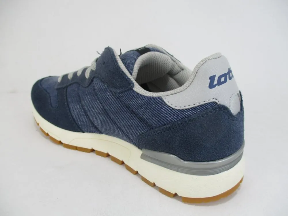 Lotto scarpa sneakers da uomo Record XI T3918 blu