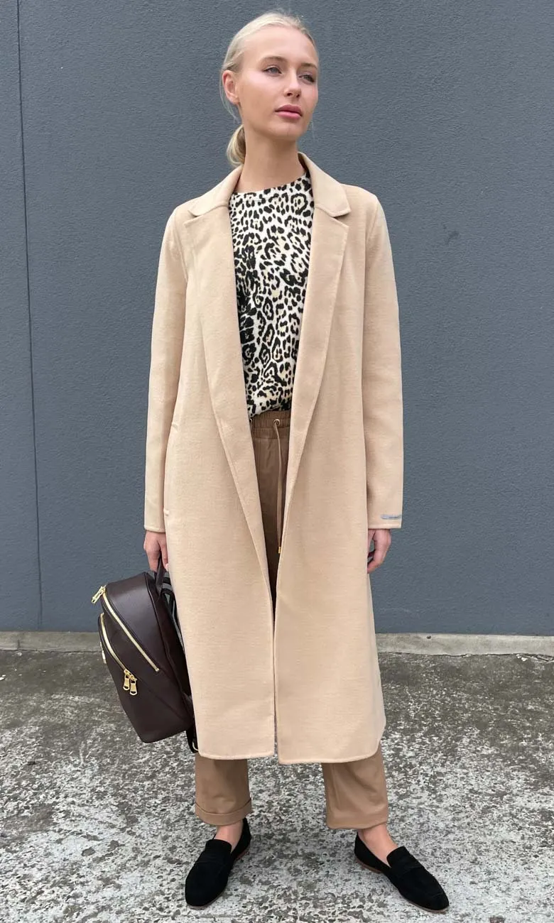 Marella Long coat  - Light Camel