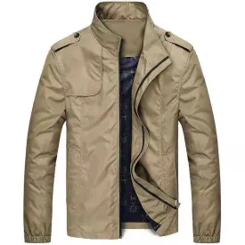 Men's Fitted Coats Casual Trench Coat Jacket