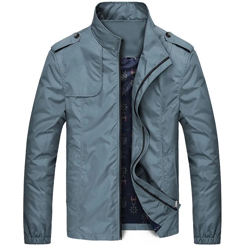 Men's Fitted Coats Casual Trench Coat Jacket