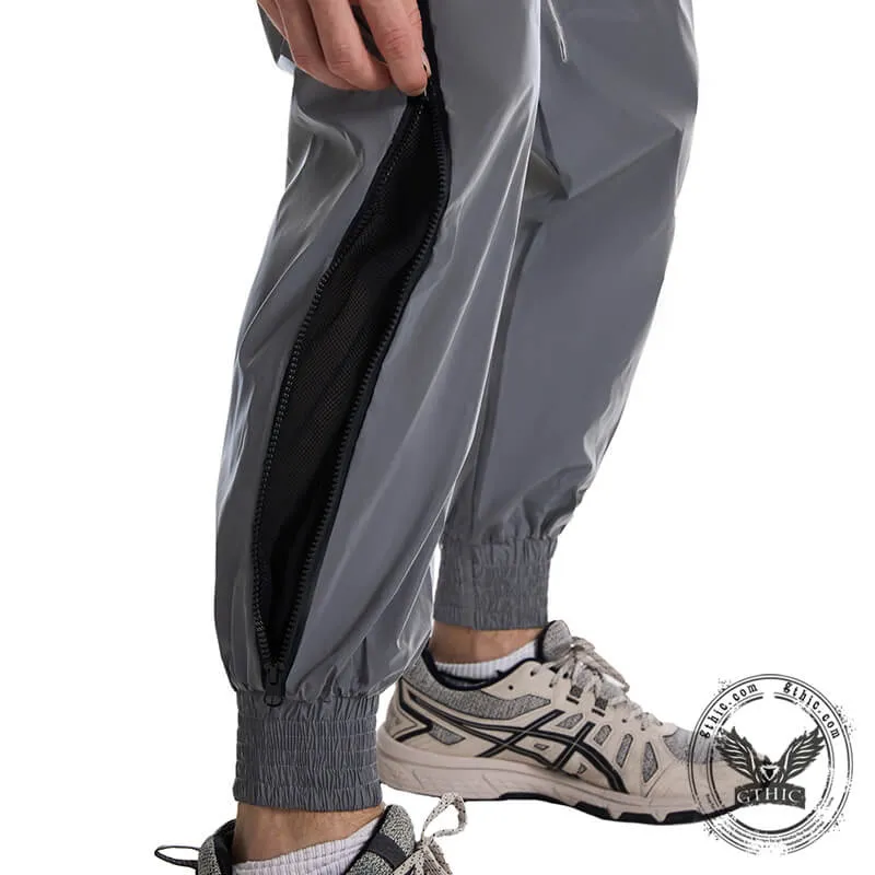 Men's Side Zip Reflective Cargo Pants