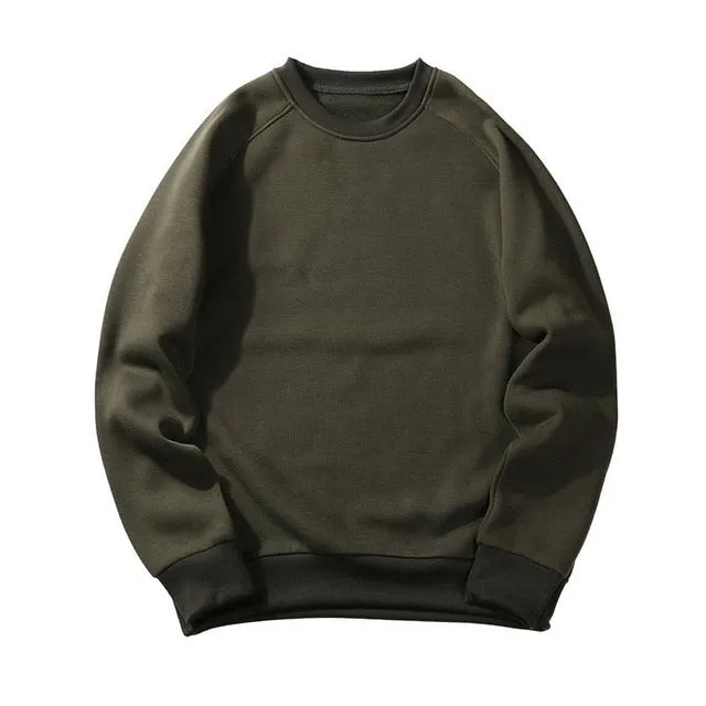 Men'S Thicken Clothes Winter Sweatshirts Hip Hop