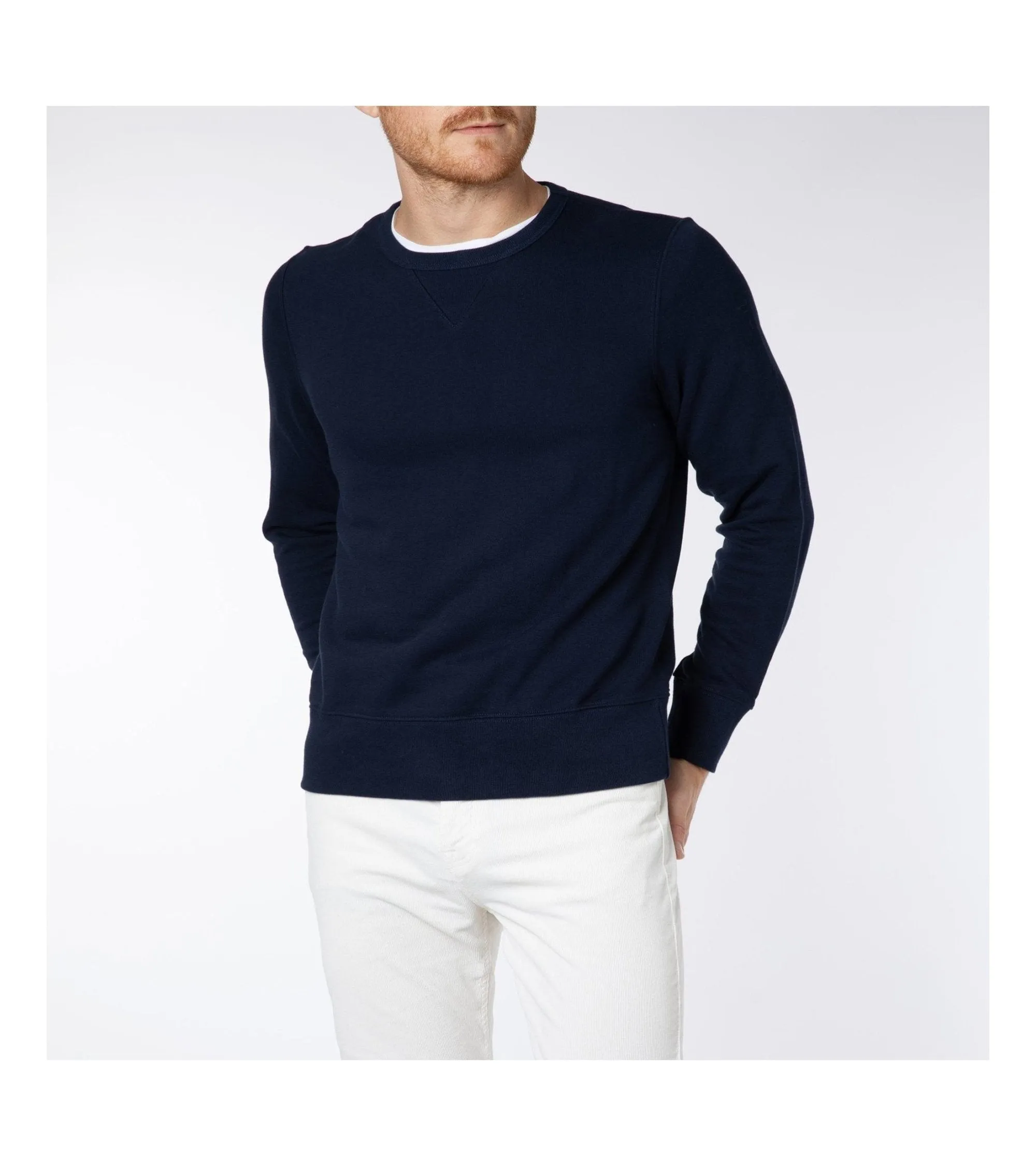 Merz b. Schwanen 346 Sweatshirt: Ink Blue