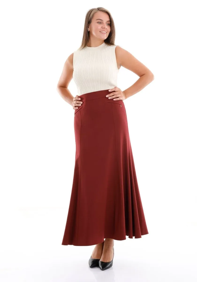 Modest Plus Size Mermaid Maxi Skirts | Fishtail Long Skirts