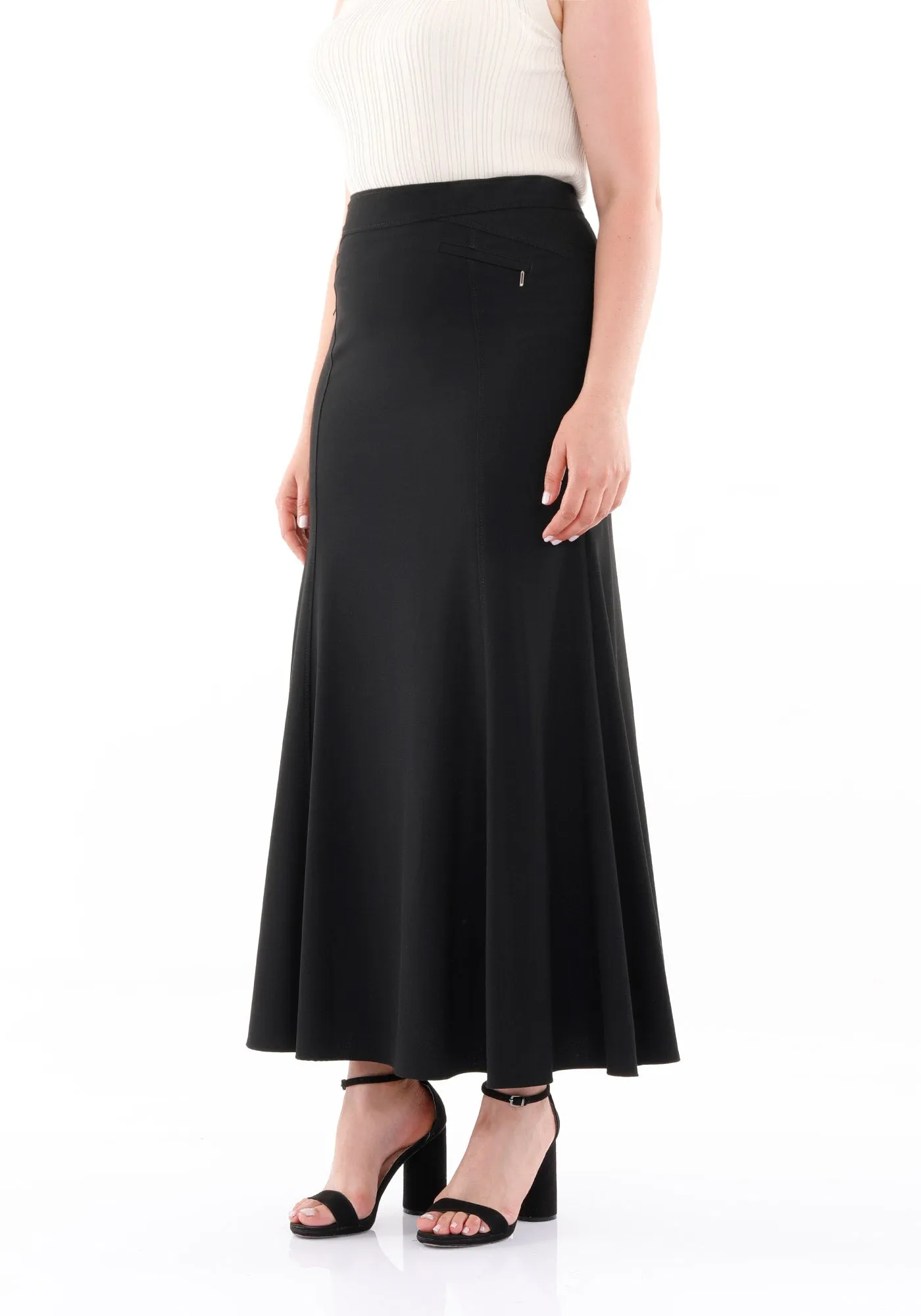 Modest Plus Size Mermaid Maxi Skirts | Fishtail Long Skirts