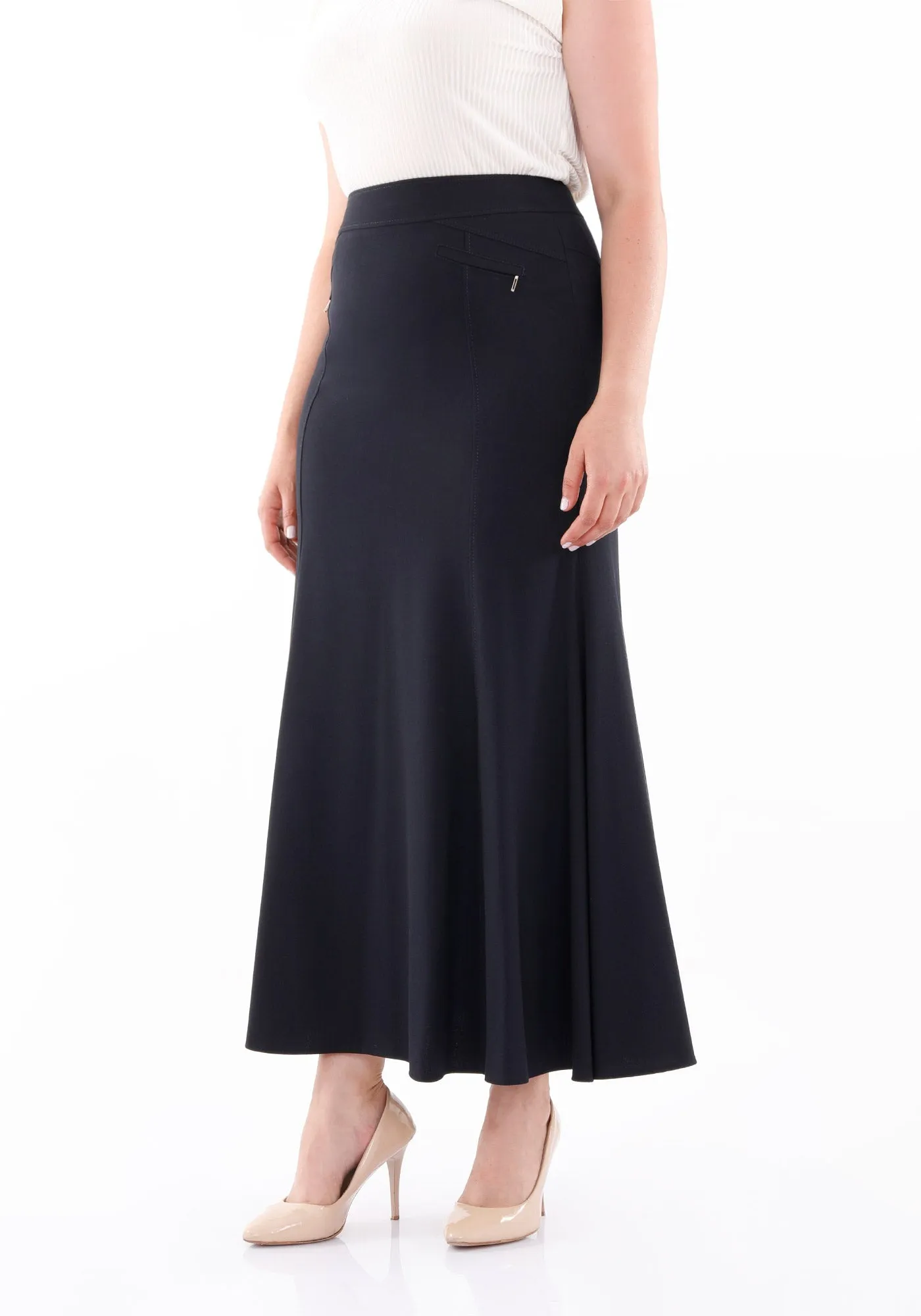 Modest Plus Size Mermaid Maxi Skirts | Fishtail Long Skirts