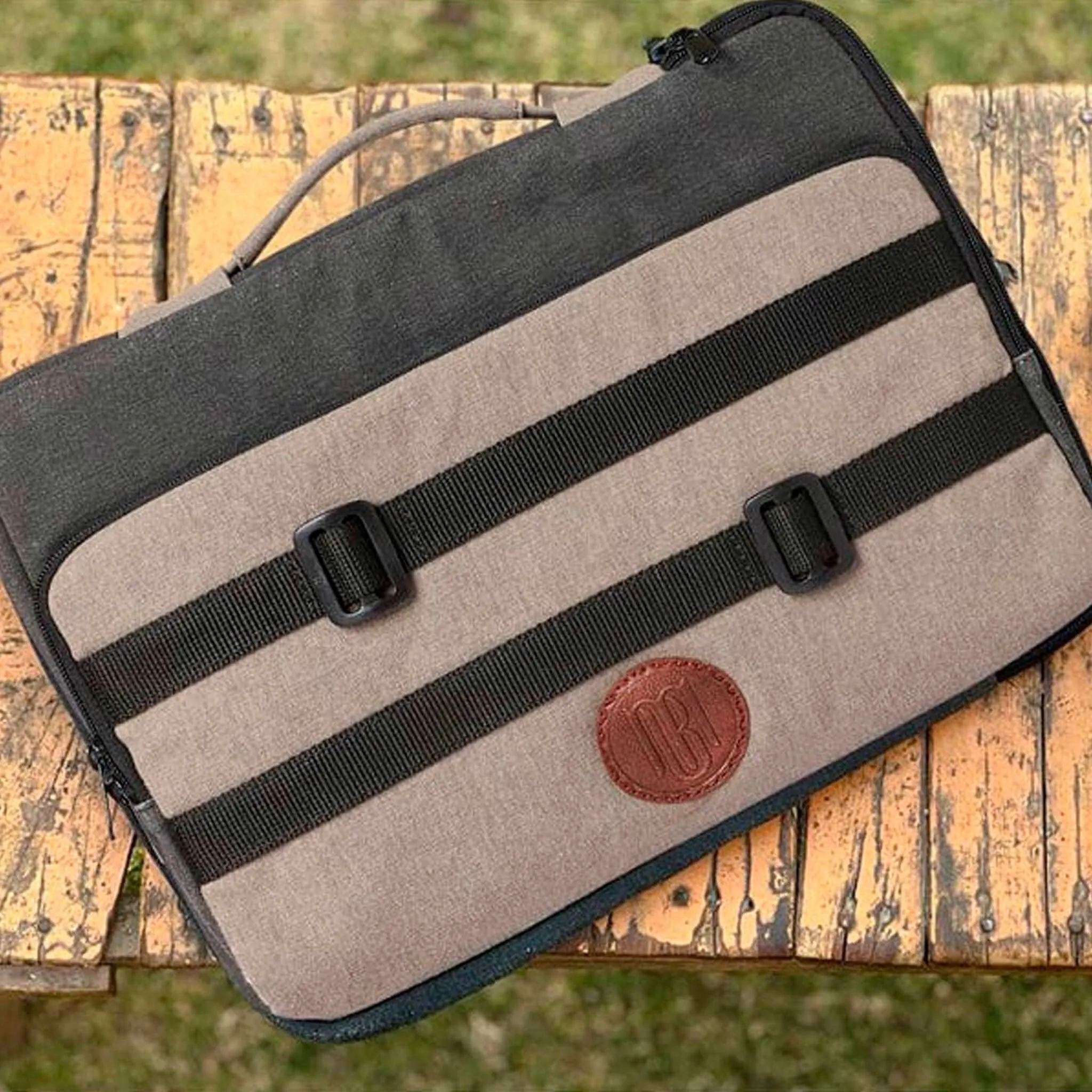 Mona B - Essentials Laptop Bag Sleeve Case Cover Pouch with Handle for 14 Inch Laptop for Men & Women, Padded Laptop Compartment, Premium Zipper Closure, Water Repellent Canvas Fabric: Dylan