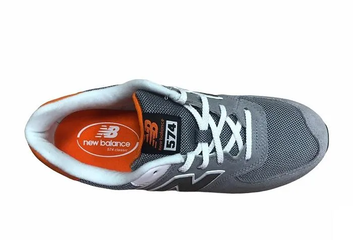 New Balance sneakers da ragazzo KL574P1G grey