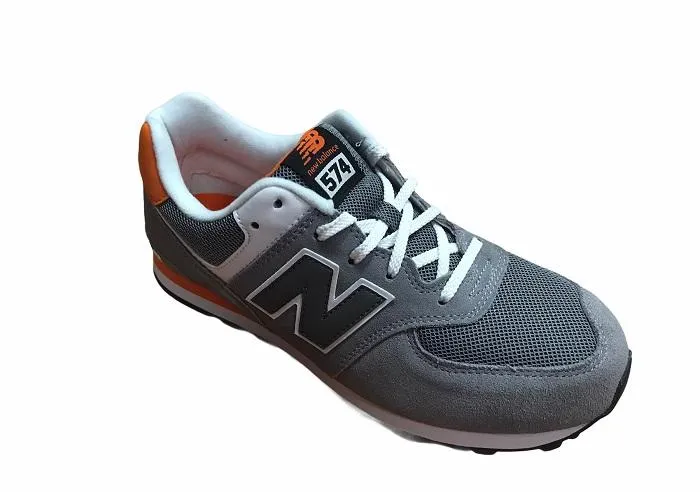 New Balance sneakers da ragazzo KL574P1G grey