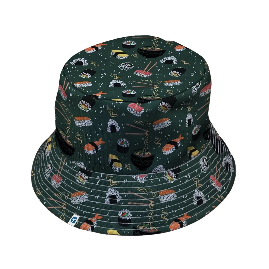 OÌishi Sushi Green Bucket Hat